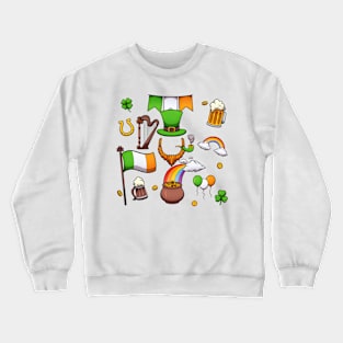 St Patrick’s Day Elements Crewneck Sweatshirt